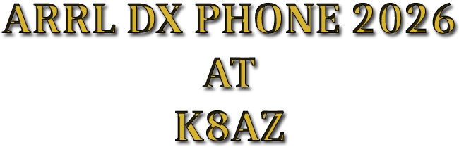 ARRL DX PHONE 2026 AT K8AZ