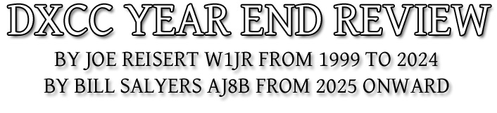 DXCC YEAR END REVIEW